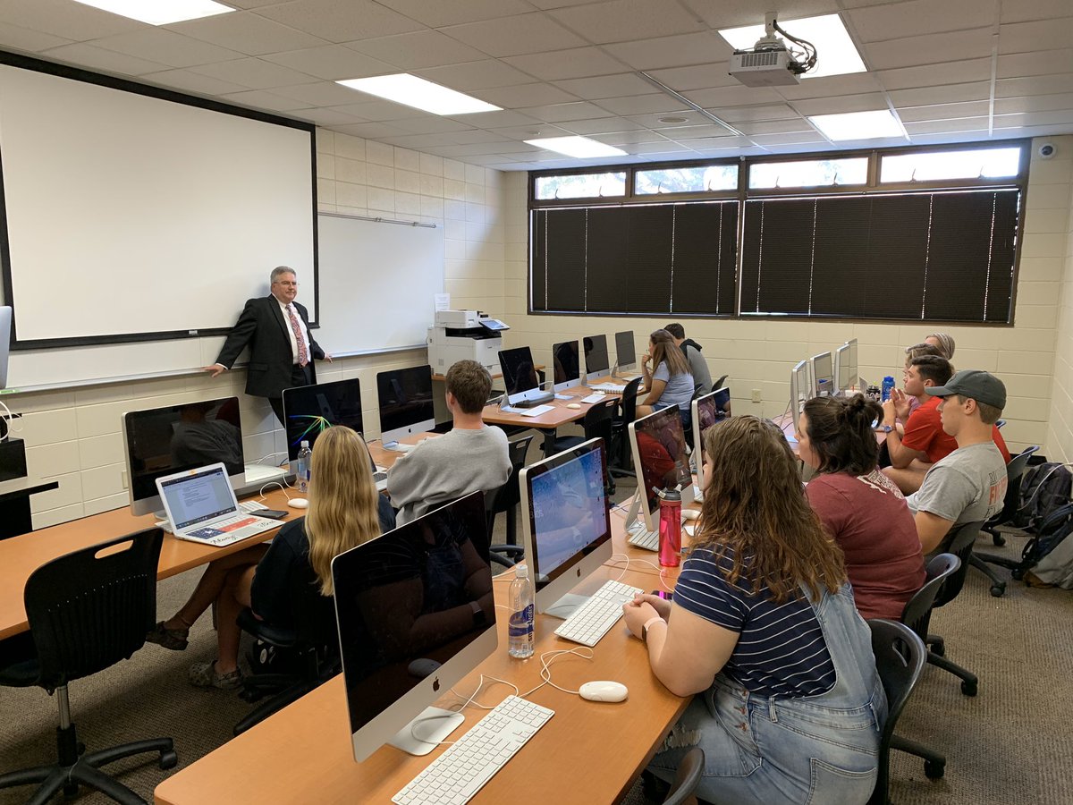 . <a href="/ArkadelphiaAR/">City of Arkadelphia</a> City Manager Gary Brinkley was kind enough to hold a mock press conference for our Fundamentals of Media Writing Students as they were assigned to do a story on the recently passed one-cent sales tax as part of the “Arkadelphia Forward” initiative. Thx, Gary!