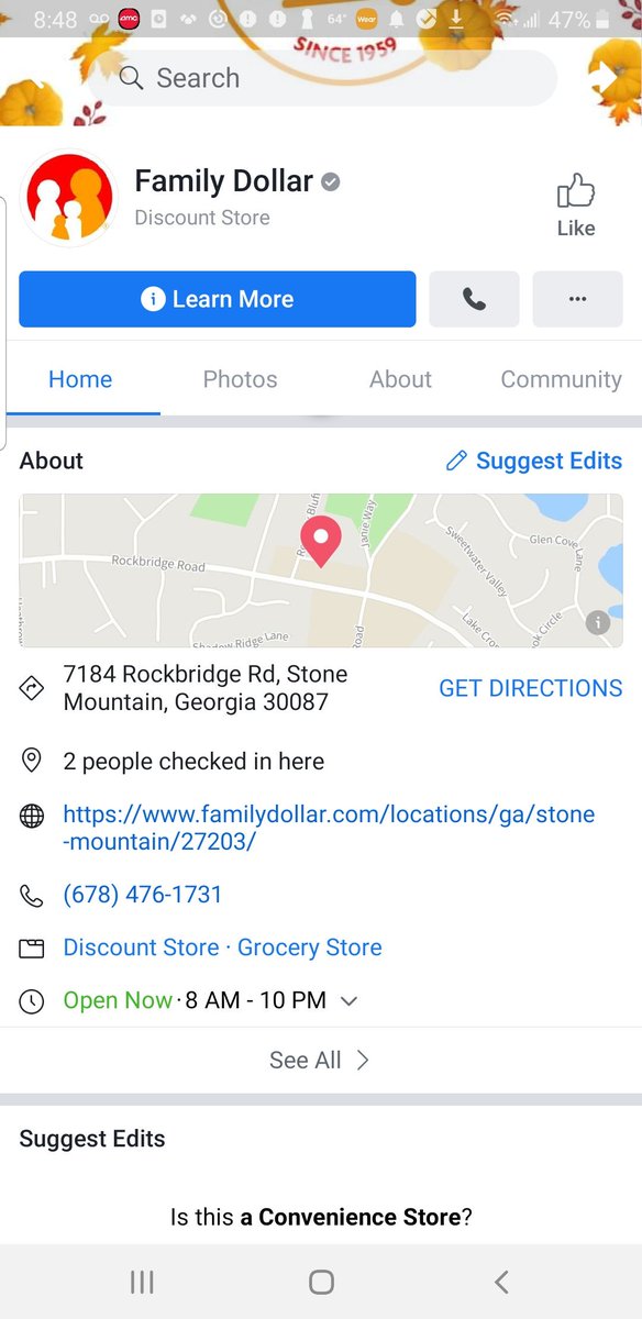 csdavis1970's tweet image. Clean up your Rockbridge rd and HWY 124 stores parking  lot #familydollar