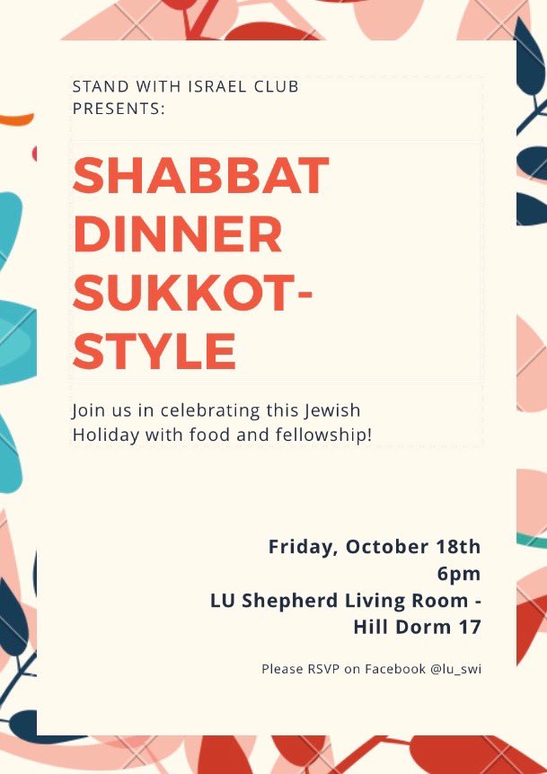 StandWithIsrael's tweet image. JOIN US THIS FRIDAY FOR OUR DINNER!!!!!! 🤩🤩🤩🤩 #libertyuniversity