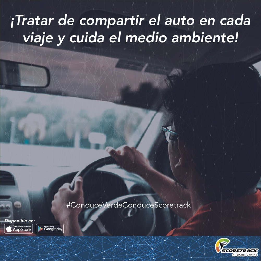 scoretrackmx's tweet photo. Este es un consejo básico pero muy importante, ya que al compartir el vehículo con alguien más evitamos que un vehículo adicional entre en activo y emita agentes contaminantes. ¡Con #Scoretrack viajamos seguros! 🚕🆙 https://t.co/EkqSIpgqgr