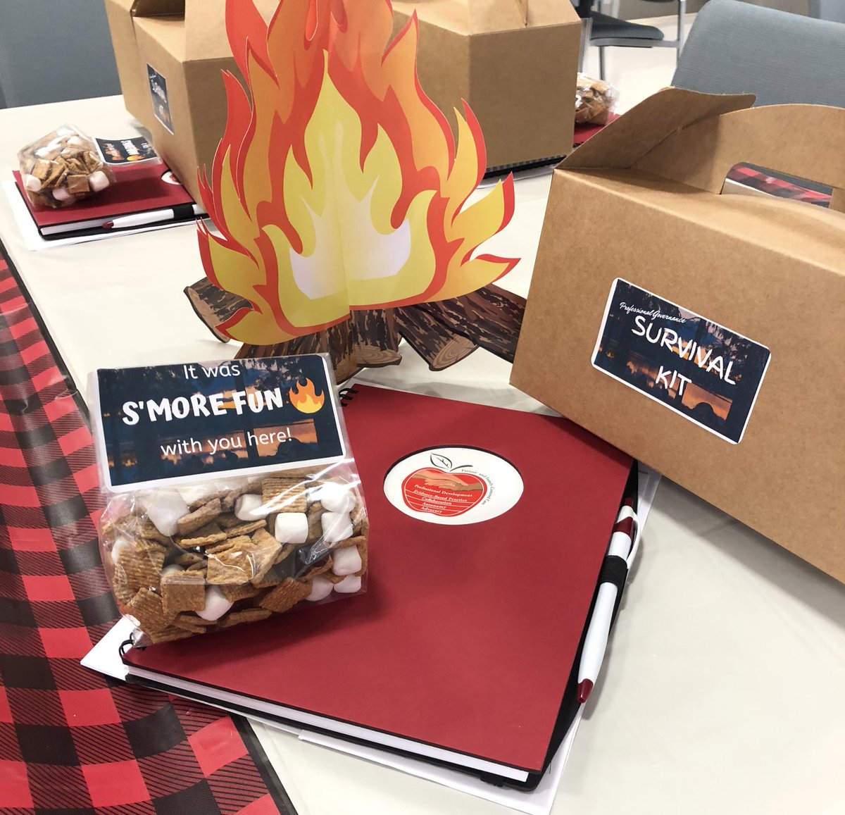 LaurenStoerger's tweet image. NYP/LMH headed into the wilderness of Professional Governance with a workshop for the Clinical Nurse Chairs &amp;amp; Co-Chairs #SurvivalKits #SmoreFun #Excellence #LeadershipSkills #SharedDecisionMaking @JoanHalpern @AlexaShelleyFNP @LaceyLisner @nyplmhSAC