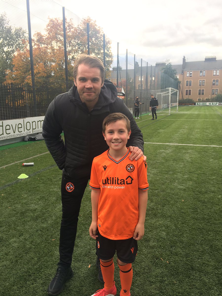 LeeMcLean1978's tweet photo. So proud that @dundeeunitedfc are my club. What a day for Aaron to play with the first team, scored a few goals and got to meet his boyhood heros #ourteam #dufc https://t.co/Xd30bmPEOy