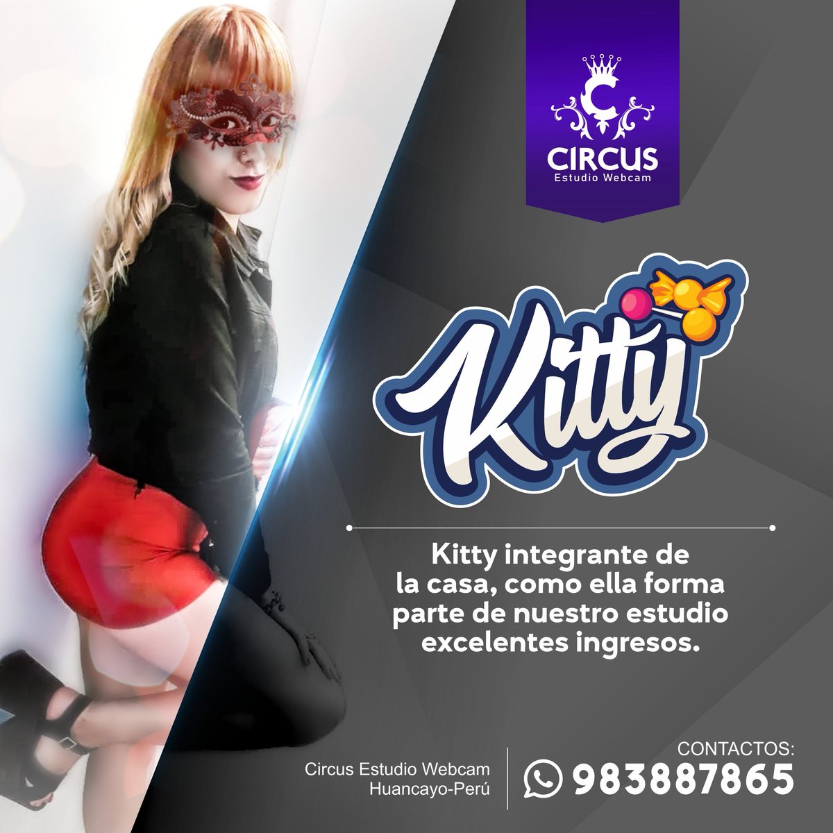 CircusWebcam's tweet photo. 🙂Como ella, tú también puedes ser una top modelo webcam. Forma parte de CIRCUS que esperas.
#ModelosWebcamPeru
#CircusEstudioWebcamPeru https://t.co/e8x3q0UiFU