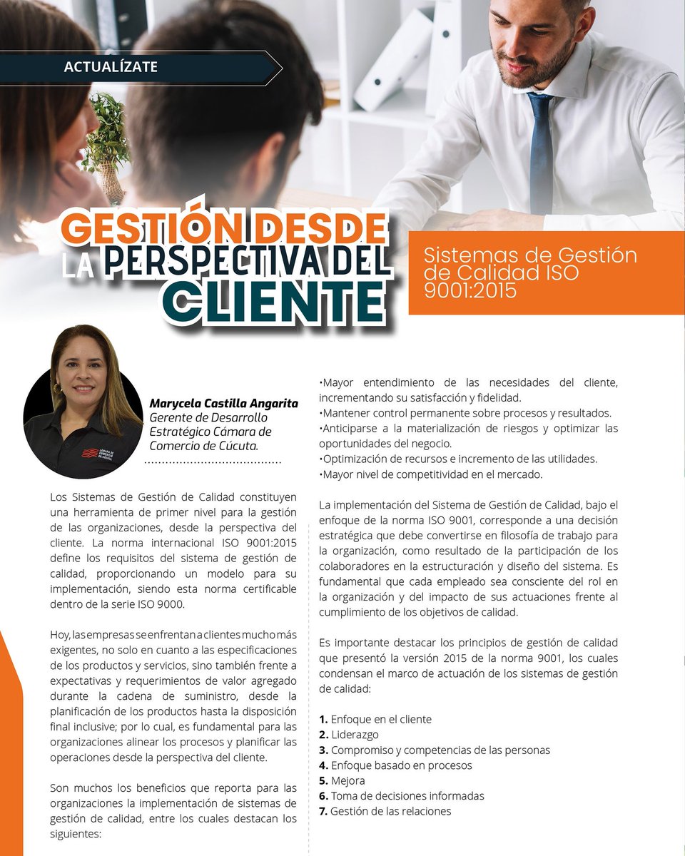 4ENFOQUESCCC's tweet photo. Conozca todo acerca de la normatividad en gestión de calidad  ISO 9001, las afectaciones  y expectativas de los clientes y el impacto esperado al mejorar los procesos. Esta información y más la encontraras solo aquí en  4Enfoques. https://t.co/H3rFVlqlqf