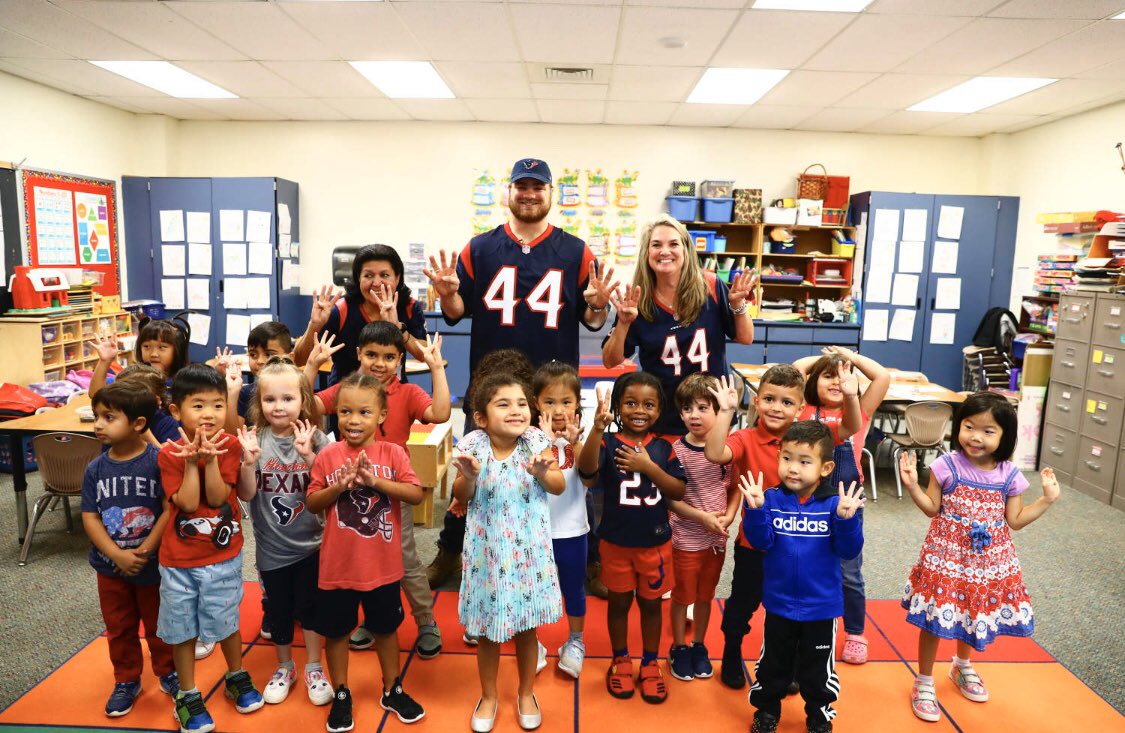 pre_jhe's tweet photo. Happy 44th day of school!@CGillaspia 
#hayeshawks #TexansCare https://t.co/T2dxTQzy2U