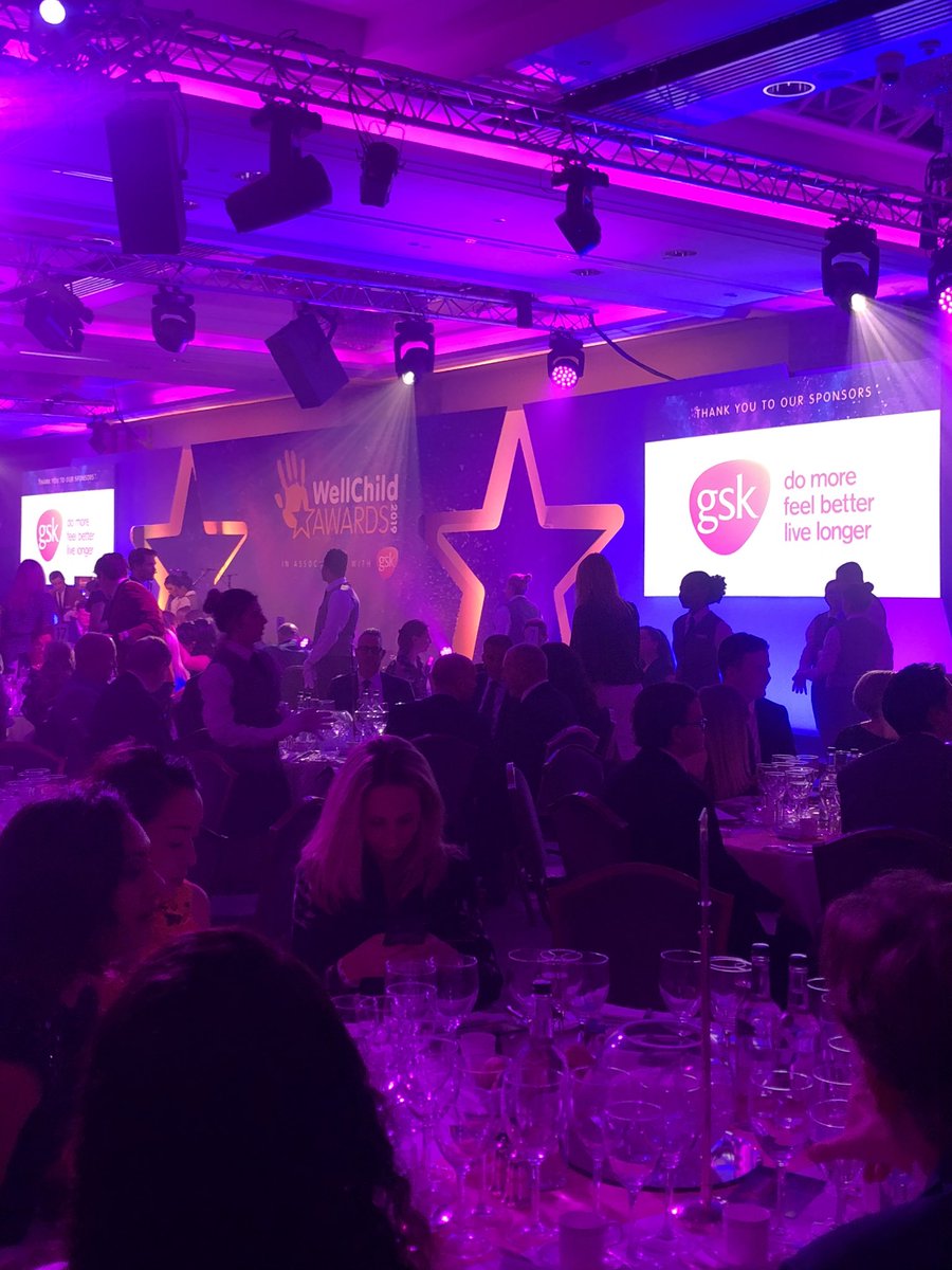 An inspirational event <a href="/WellChild/">WellChild</a> put on tonight. A pleasure to be a part of for our first time! Hope we can be involved for years to come🙌🏻 all the winners stories touched us all👏🏻 #WellchildAwards