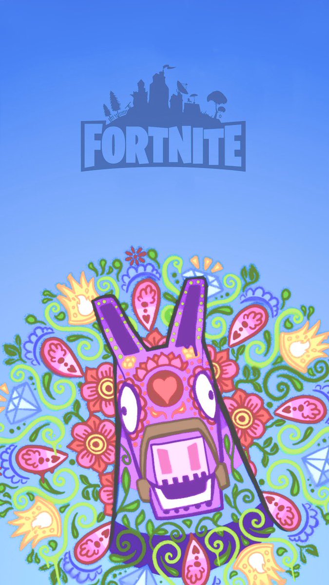 ベストfortnite ラマ 壁紙 花の画像