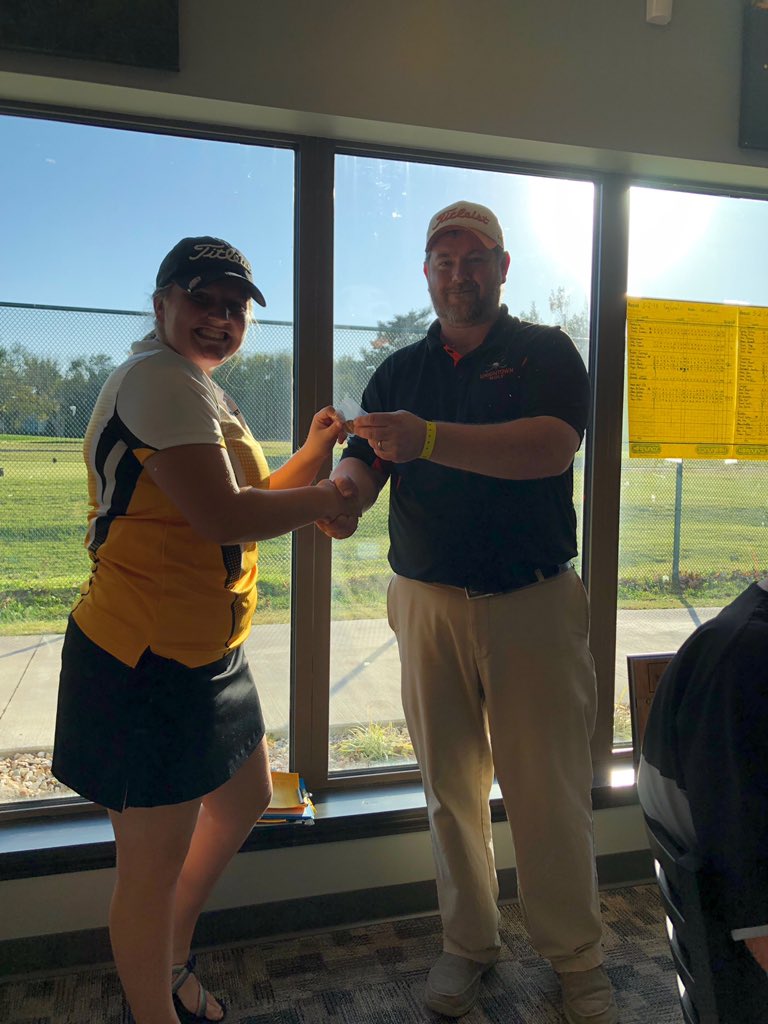 FredoniaJackets's tweet photo. Congratulations to @zestes_ and @shaley_sommer for outstanding performances today and punching their 🎫 to State 🏌🏼‍♀️⛳️!
Shaley placed 13th and Zeli placed 2nd &amp; was also named Honorable Mention SEK Golf! Proud of you ladies &amp; Coach @tong2tarnold 
#JacketNation https://t.co/uCzIZQePSZ