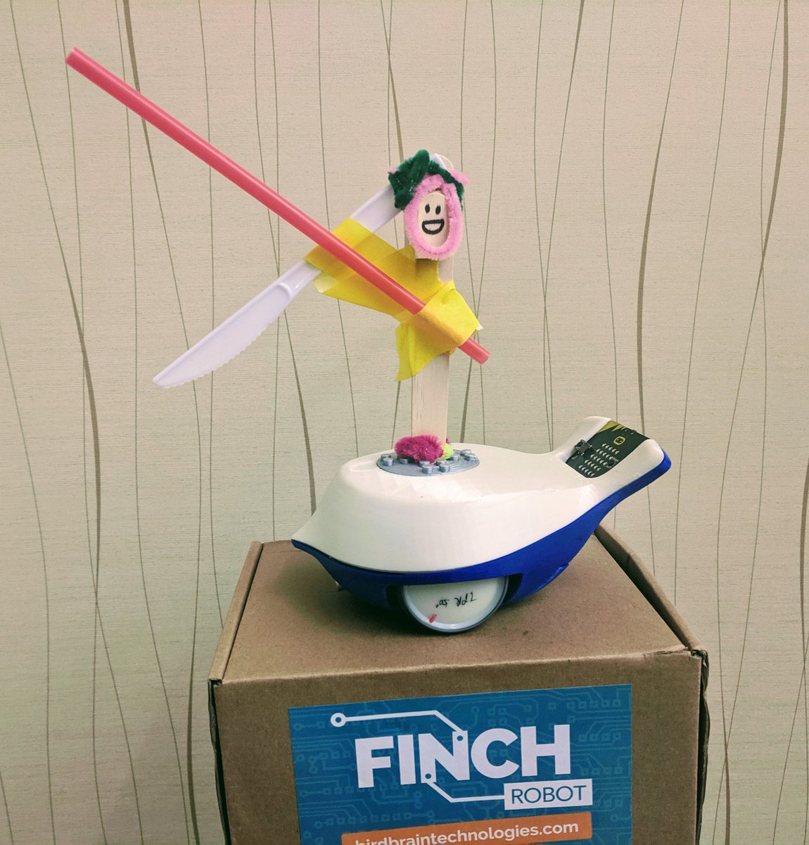 KelseyConnects's tweet photo. Having fun with #FinchJousting activity at #ITEC19 today, using the ALL NEW #finchrobot2! What a blast!

#itecia @birdbraintech https://t.co/BlDXSoNBDo