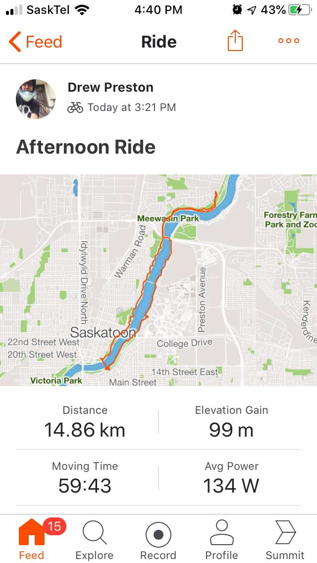 DrewDrewpreston's tweet photo. Beautiful #Fall day, great temps for a good rip on the #Fluid3FS got stupid sweaty lol 😂 15KM and it feels #GREAT Took the #Fluid3FS thru #ForestOfFun #PreludeFOF #Chads #TrainWreck #Bessway #OffCambre #Mendal2Weir #RinkSide #mtb #over40 #type2diabetes https://t.co/qS9ms0btnS