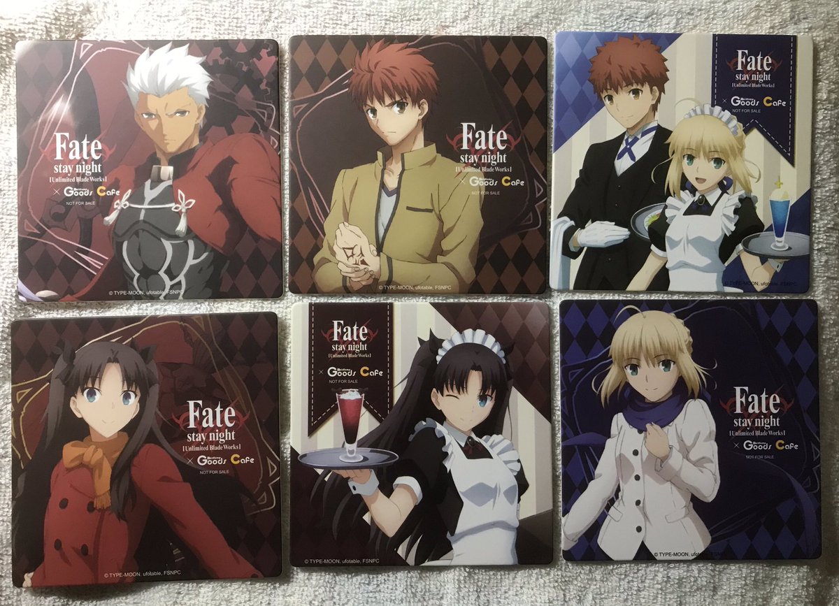 湯どうふ Pa Twitter 交換 Fate Ubw 中国 上海 コースター 譲 アーチャー 士郎 凛 セイバー 求 アーチャー 2枚目 ピンポイントで難しいとは思いますが 条件に合う方お声がけ頂けると嬉しいです よろしくお願い致します Fate交換譲渡タグ T Co