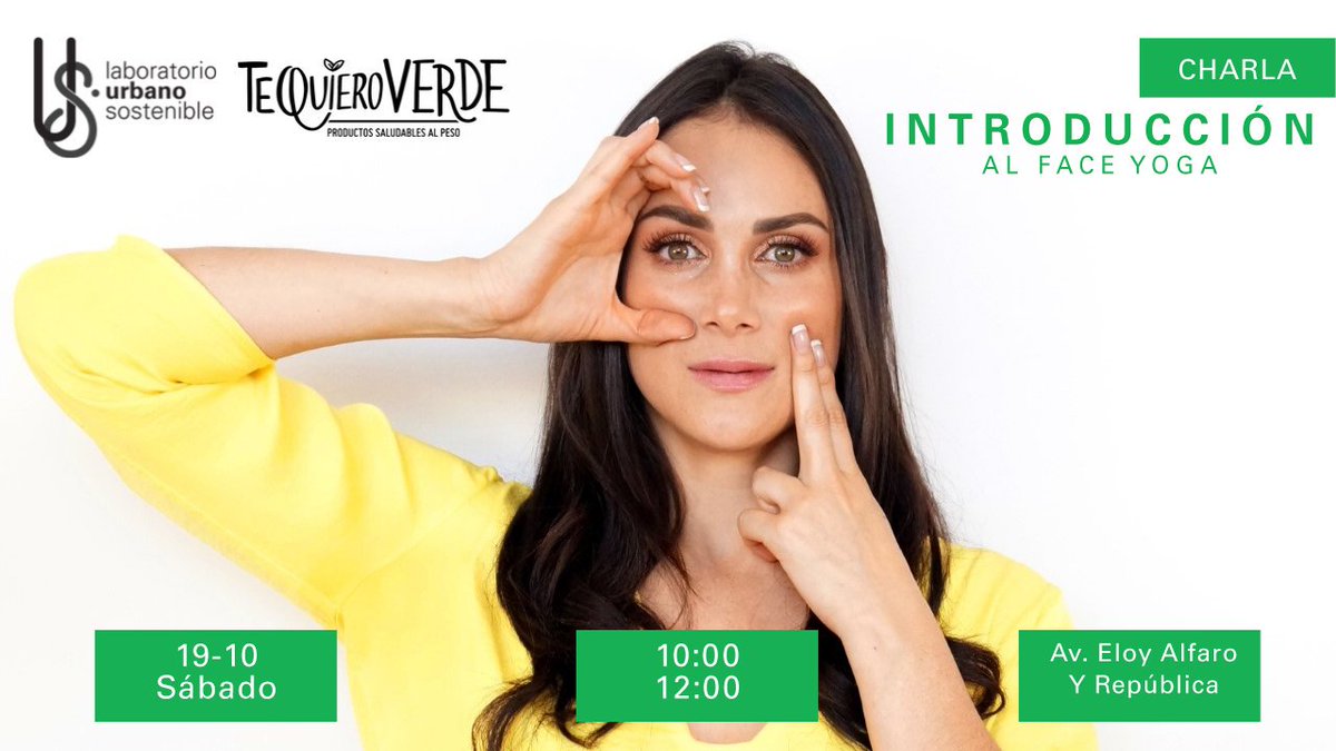 Labuio_us's tweet photo. ✨Regístrate Aquí: https://t.co/a7sLJNh869

Nuestro co-host #TeQuieroVerdeEc🌿 en colaboración con Alejandra Manosalvas de #uyafaceyoga💆‍♀️, te invitan a participar de este taller, donde se hablará sobre el Yoga Facial y su efecto de botox natural y sus beneficios.

¡Te esperamos! https://t.co/sIAcWl9sEa