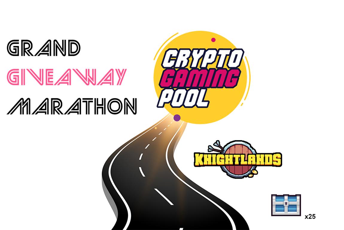 CryptGamingPool's tweet photo. 🏃‍♂️Marathoner #20 - @KnightlandsGame took the baton in 
💥GRAND GIVEAWAY MARATHON💥 
🎁Protector's Crates (25 pcs.)🏹
🎈Join to GIVEAWAY: https://t.co/WPoVPwOdaA.

🏆All marathoners: https://t.co/kpsy3YsiuP

#BlockchainGames #CryptoGaming #1YearCryptoGamingPool #RPG #Knightlands https://t.co/0o7v8lYLzm