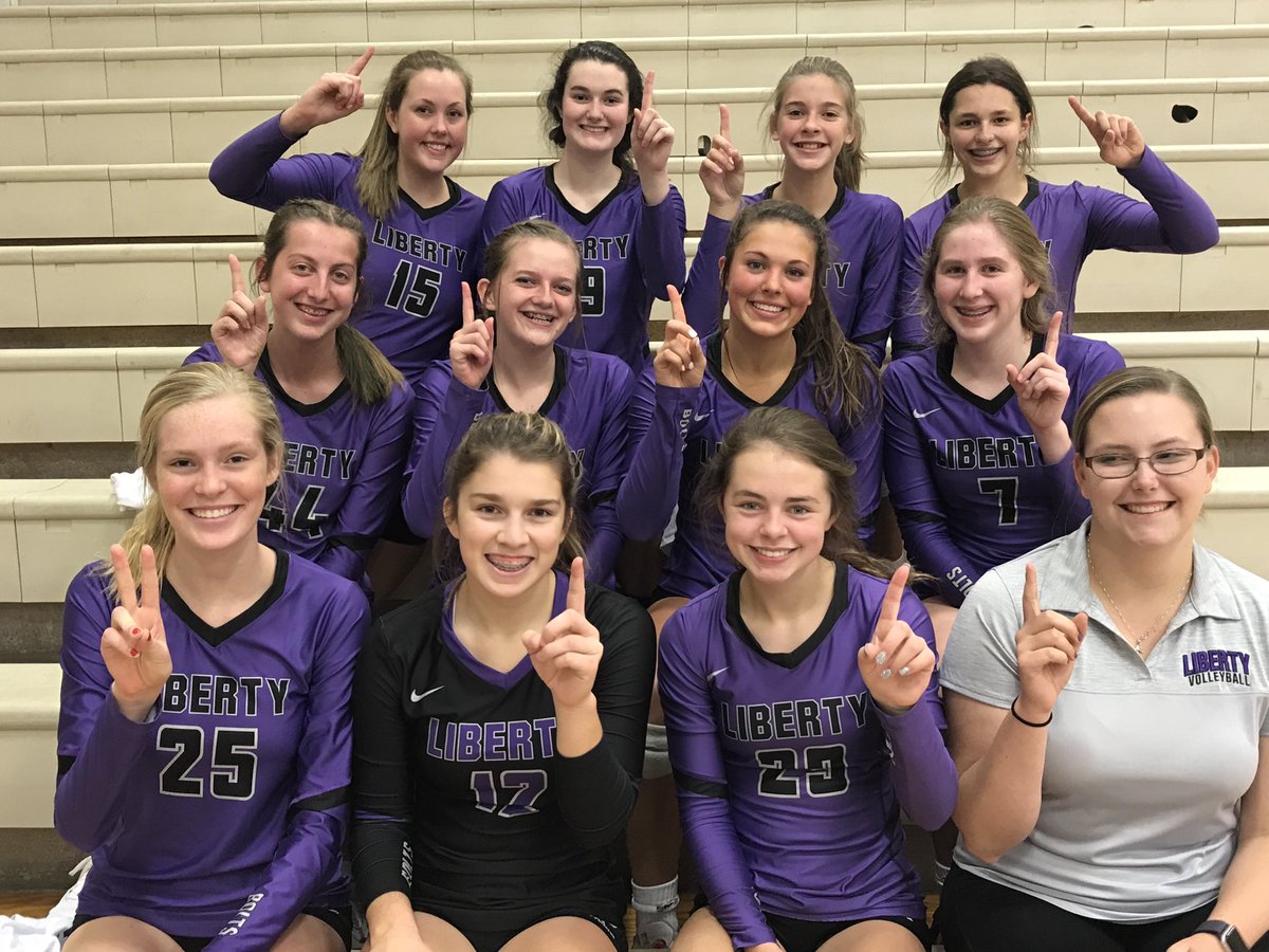 peggydolson's tweet photo. Liberty Sophomore Volleyball wins the conference championship #L2L #bolts #Liberty #libertylightning #llvbc https://t.co/JG8DtzHY9q