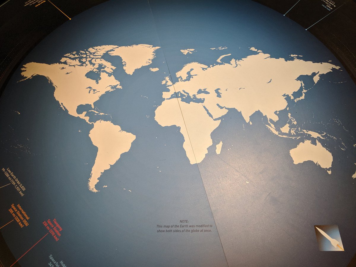 kennethfield's tweet image. "This map of the Earth was modified to show both sides of the globe at once". I said WTF? Or as @BojanSavric said... #MAPPROJECTION