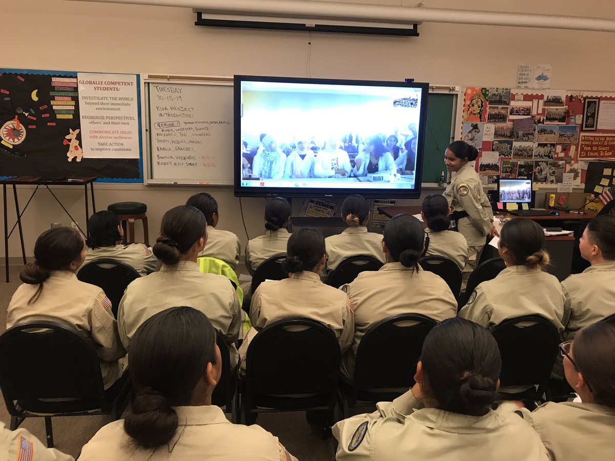 allen_witten's tweet photo. My students enjoyed time spent with our friends in Morocco during our Skype call today. Thank you brother Hicham! Happy our two schools have been consistently connected over the years. @HichamAstaifi @iEARNUSA #globaled https://t.co/zSGr9HPogE