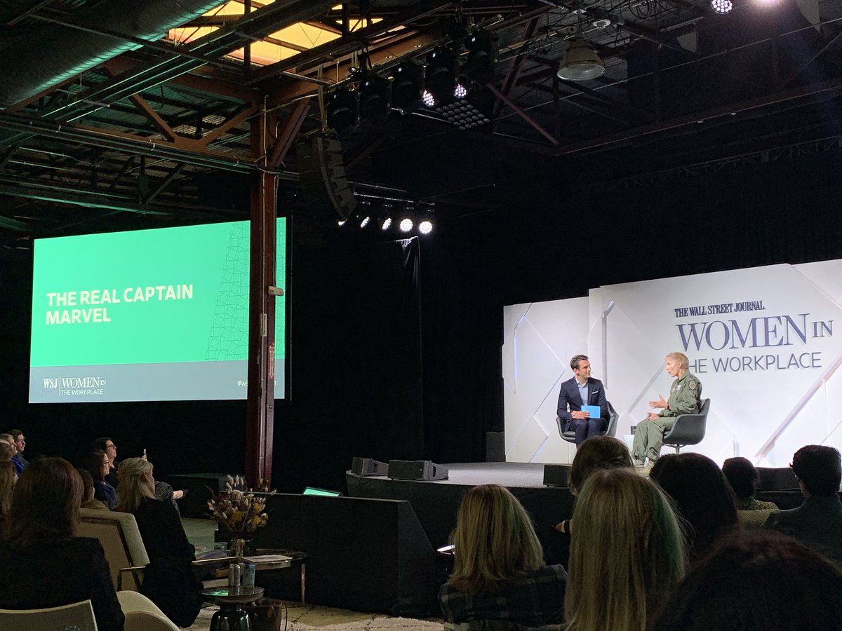 lchonnie's tweet photo. “Fighter jets don’t care if you’re a female or male pilot, it only cares on how you fly.” - Major General Jeannie Leavitt #USAirForce #RealCaptainMarvel #wsjwomenin https://t.co/UEzJbRFHc5