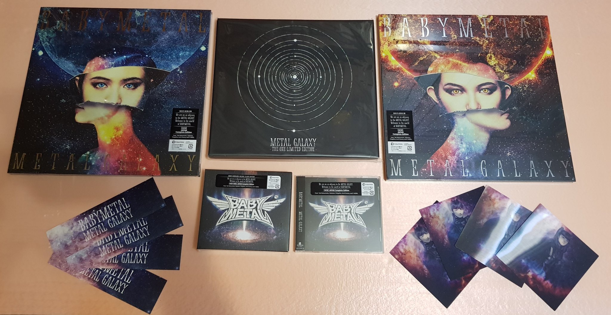 Artem On Twitter Arrived To Russia Babymetal Metal Galaxy 1 Limited Moon Version Japan Edition 2 The One Limited Edition 3 Limited Sun Version Japan Edition 4 Limited Japan Edition