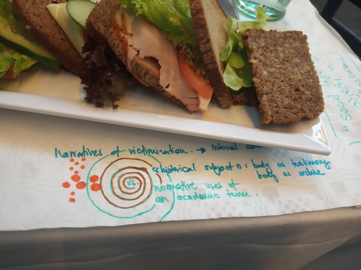 ekwiecin's tweet photo. I have discussed today race and colonialism in East Central Europe. An incredibly inspiring format of taking notes on the table sheets, eating and changing the discussion group each 25 min. #WW12 #Markk #Hamburg https://t.co/HWUtDhDhcW