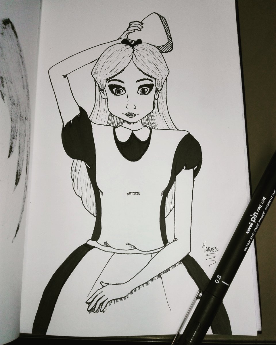 MaryML1000's tweet photo. Algunos de mis dibujos que voy haciendo en este #Inktober #Inktober2019 https://t.co/muJJ2KkKUZ