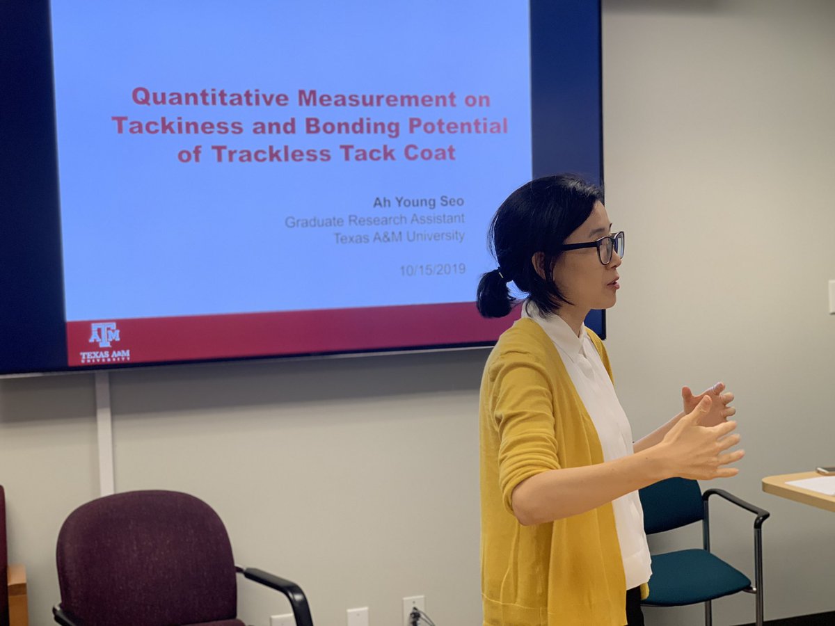 Congratulations to Dr. Seo, 3rd Ph.D. student from iDEA research group, on the successful defense of a fantastic dissertation! I am so proud of this intelligent young lady! Congrats &amp; way to go Ah young!! <a href="/TAMUCVEN/">TAMU Civil & Environmental Engineering</a> , <a href="/TTITAMU/">Texas A&M Transportation Institute</a> , <a href="/womenofasphalt/">Women of Asphalt</a> , <a href="/TEESresearch/">Texas A&M Engineering Experiment Station</a>