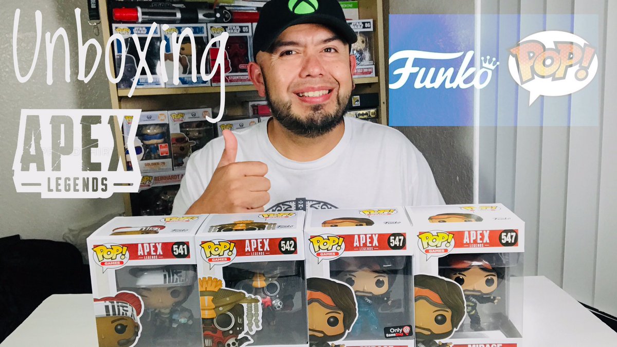 TJBANDSTAR's tweet photo. Ya listo el unboxing en mi canal: Unboxing Funkos Apex Legends Vol. 1 https://t.co/dsWuXLtvvT , espero les guste. #Unboxing #ApexLegends #Funko #FunkoGaming #Funatic #TJBANDSTAR69 https://t.co/dyzZ3wgr5P