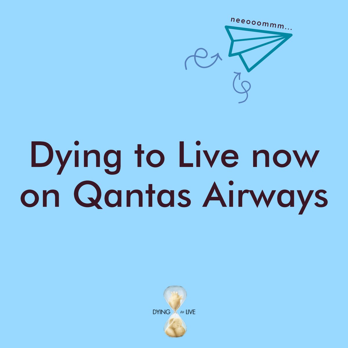 Dying to Live has sprouted wings! You can now watch the one-hour version of the documentary at 30,000 feet on Qantas domestic flights. Check the TV documentary section. With in-flight WiFi you can even #Register and #Havethechat while you're in the air. ✈️✈️✈️