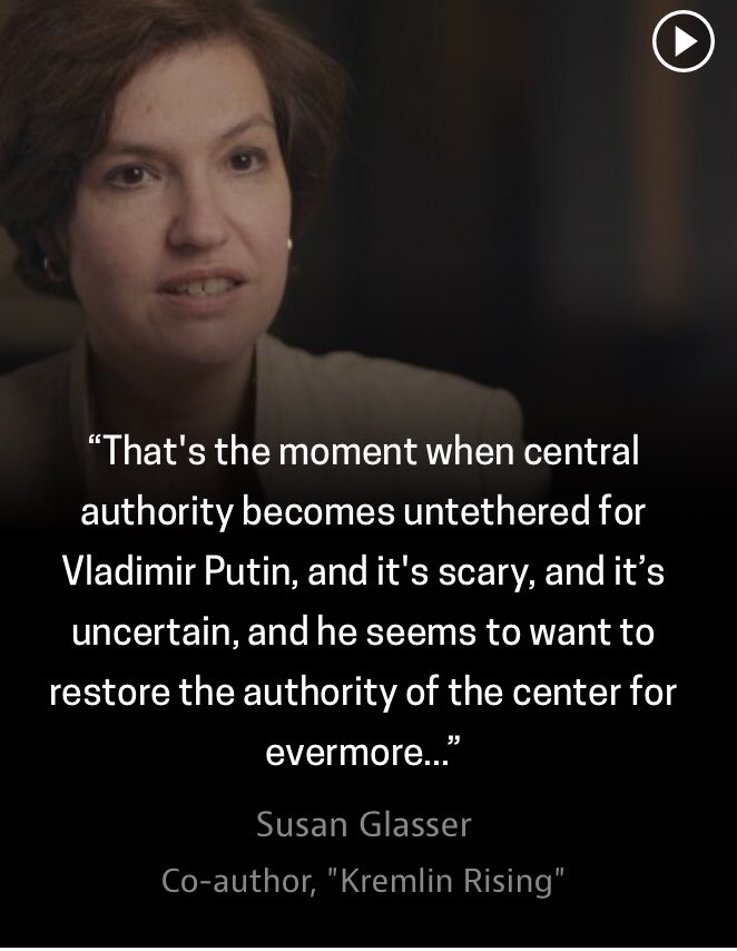 Been wondering what Russia & Putin are up to. So I did some digging. I believe it could be 3 possible goals. Putin came of age in the USSR & KGB. While in the KGB, he saw Soviet Russia & Russia’s greatness fall. 1/ https://www.pbs.org/wgbh/frontline/interviews/theme/vladimir-putins-early-life