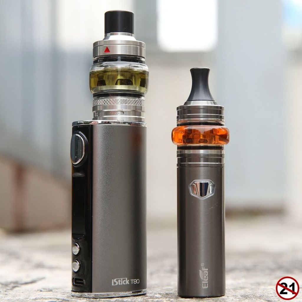 EleafUS's tweet photo. Which device do you like in the gunmetal colorway?โ๏ธโ๏ธโ๏ธโ
#iStickT80 or #iJustmini?๐โ
โ
https://t.co/Mt5rABMsVp โ โ โ
โ โ โ โ โ โ โ โ โ โ
#dlvaping #vapedaily #cloudchaser https://t.co/5vnbp1SKs1