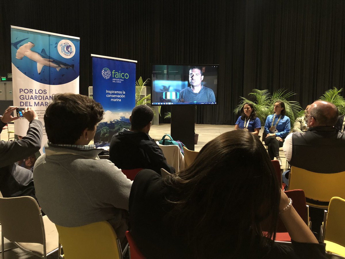 MigraMar's tweet image. Estamos conversando sobre patrones migratorios de tiburones en isla del Coco, Nicaragua, El Salvador y Panamá en el último evento del día de hoy con #faico y @MisionTiburon en el #IIICAPLAC