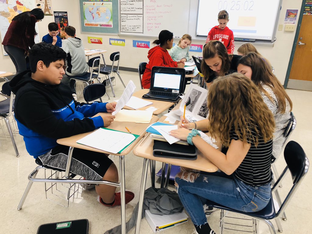 MrsBlecherWSD's tweet image. I was so proud of my B-Day students as they #collaborated today in class on their Invention Breakout! I have never seen such awesome team work on these! You made me so proud! #wsmswolves #wsd #wsdlearns