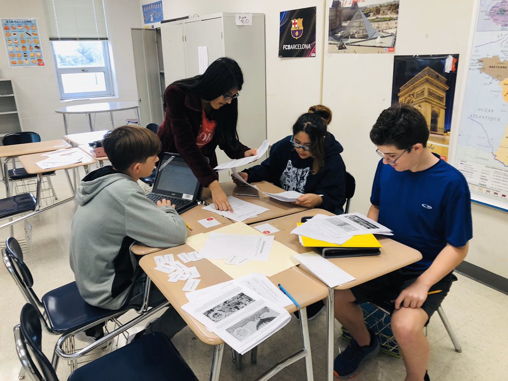 MrsBlecherWSD's tweet image. I was so proud of my B-Day students as they #collaborated today in class on their Invention Breakout! I have never seen such awesome team work on these! You made me so proud! #wsmswolves #wsd #wsdlearns