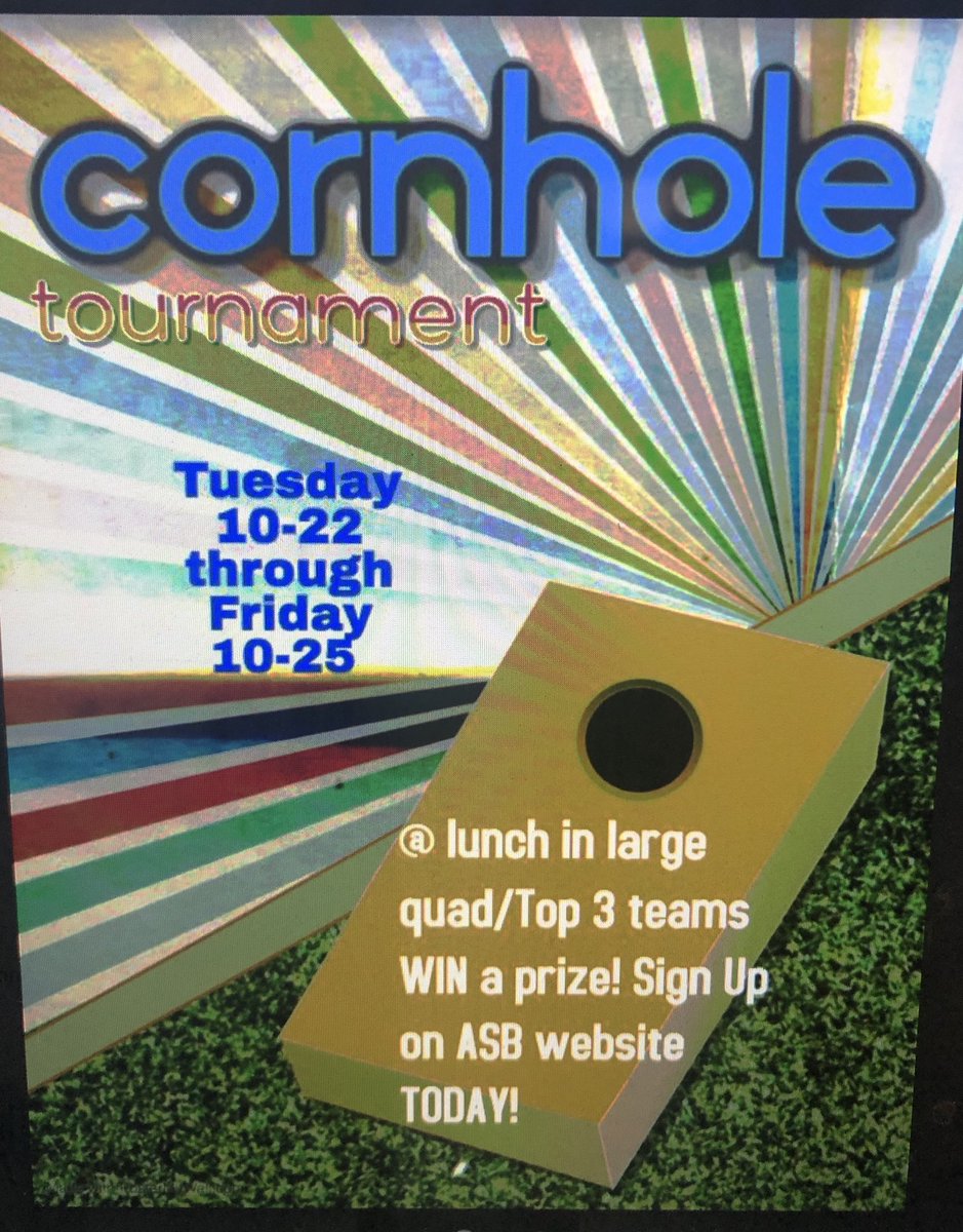 Sign up on the ASB website today! Top 3 teams win prizes.