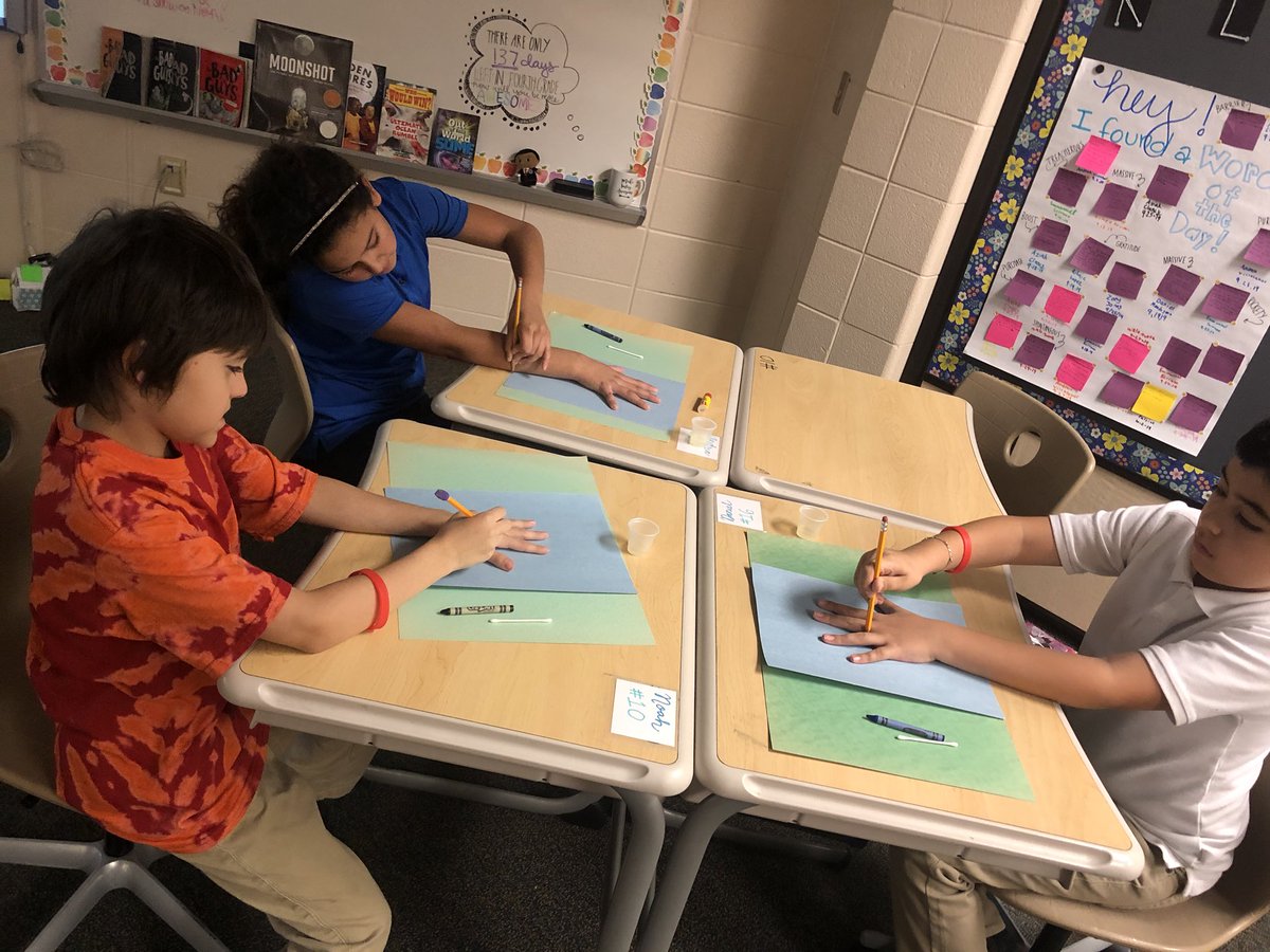 megankbland's tweet photo. Mystery Science! Skeleton hands 💀 #schk12 @HessElem https://t.co/iK2Witqn1Q