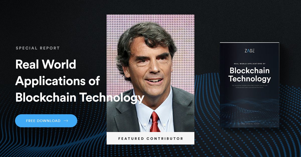 zageio's tweet photo. Tim Draper, Founder at Draper Associates said People are already using blockchain in everyday life.

Download your copy of the Zage Report here: https://t.co/zv2EIkZg5j

#ZageBlockchainReport #Blockchain @draper_u https://t.co/bqvrel8Lb3