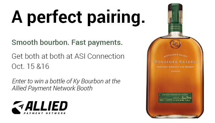 AlliedPayment's tweet photo. Some pairings are better than others.... like @AlliedPayment and #fasterpayments. Learn more at the Allied booth at @InsiteBanking #Connection2019 and register to win a bottle of #KyBourbon! | #Fintech #DigitalBanking https://t.co/yotcH0RGhc