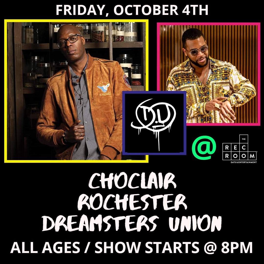 tempomental's tweet image. My team #DreamstersUnion opening for @Choclair in London Ontario tonight @TheRecRoomCa 

#Ngajuana #ExitOnly #MadHattr #recroom #hiphop #choclair #du #rap #rapshows #events #friday