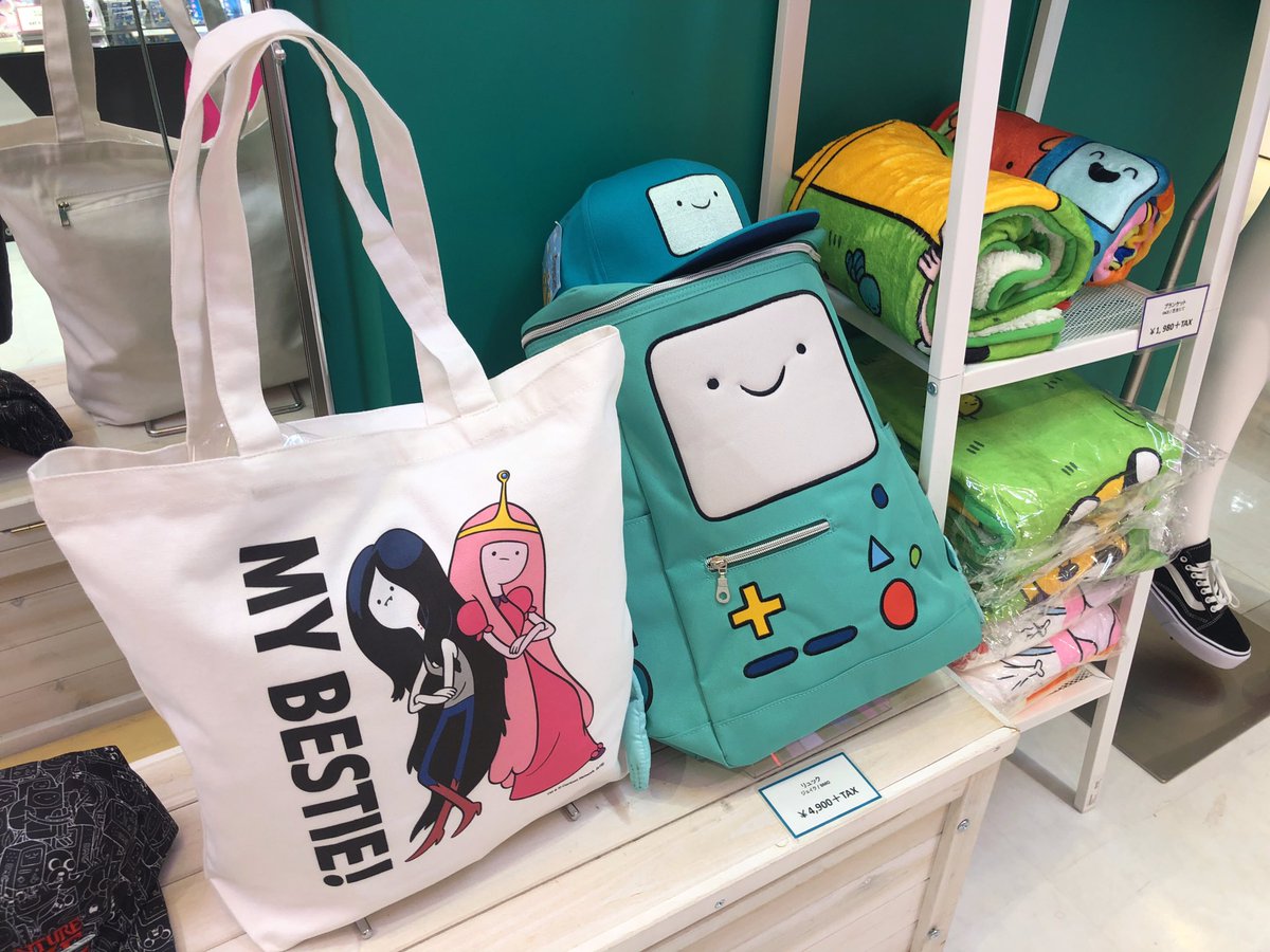 Shibuya109 Imada Marketに アドベンチャー タイム Pop Up Storeが10 17 木 まで期間限定オープン プリンセス バブルガムとマーセリンの新作アイテムやフィン ジェイク ビーモのグッズなどを数量限定で販売してるよ ぬいぐるみ可愛すぎて Shibuya109 Imada Marketに アドベンチャー タイム Pop Up Storeが10 17 木 まで期間限定オープン プリンセス バブルガムとマーセリンの新作アイテムやフィン ジェイク ビーモのグッズなどを数量限定で販売してるよ ぬいぐるみ可愛すぎて