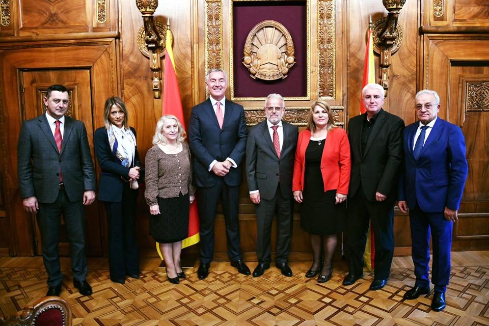 Në kuadër të vizitës zyrtare të z. Millo Gjukanoviq, Presidentit të Malit të Zi në Republikën e Maqedonisë së Veriut, në Kuvend u mbajt takimi me Kryetarin e Kuvendit të Republikës së Maqedonisë së Veriut, z. Talat Xhaferi.