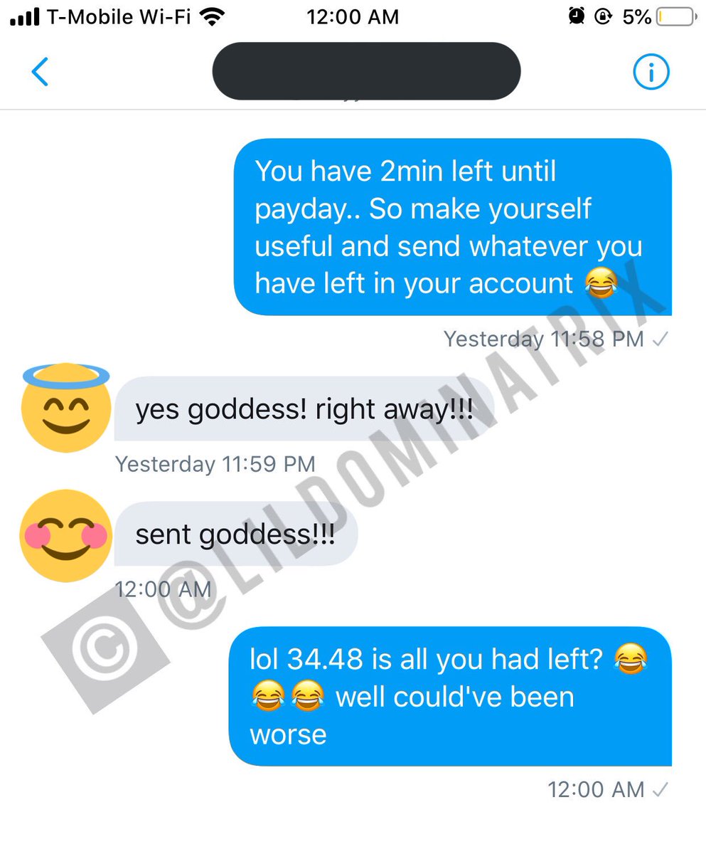 lildominatrix's tweet photo. *hits easy button*
man i love obedient sluts ๐คฉ๐ค
#findom #GoFRT #BBR #GDRT #onlinedomme #gothfetish #paypig #findomme #finsub #findomslave #bbwdomme #gothdomme #femdom #sissy #denverfindom #findomdenver #bbwfindom #humiliation #diaperfetish #sissy #sissyslut #sissyowner https://t.co/jMLxLr8fPF