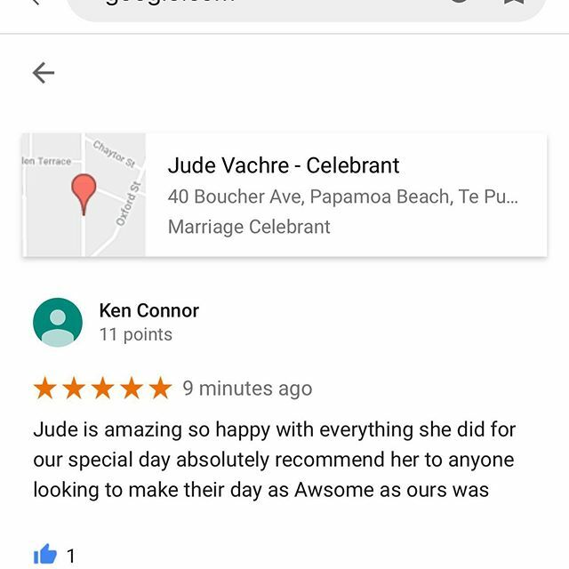 judevachre's tweet photo. Getting a review like this  makes you feel so humble. #googlereviews  #ilovewhatido  #judecelebrant https://t.co/AJIb84HXUG https://t.co/lRMaMMB7Qo