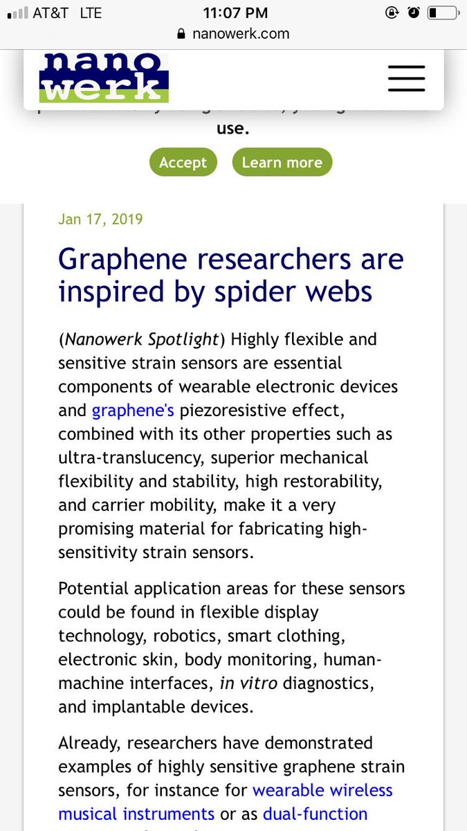 PromoteRelation's tweet photo. Graphene researchers are inspired by spider webs https://t.co/hr8Jv3d8e6 https://t.co/1KGpCTaejm