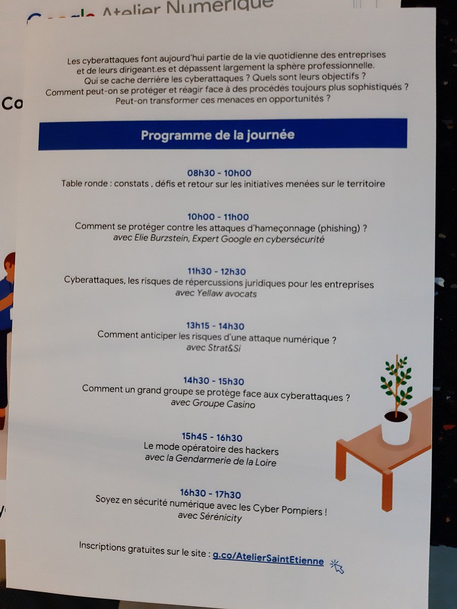 LachaumeJF's tweet photo. Avec le @LeCnam_ARA chez #ateliersgoogle #formation #cybersecurite ce matin à partir de 8h30 https://t.co/DkZyXd4pVI