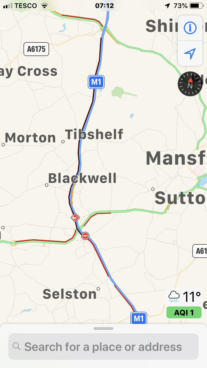 graybag's tweet image. #m1 #eastmidlands #totalgridlock #closed 🙋‍♂️