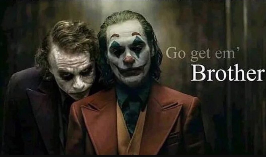 Honestly may be my fav movie of the year right here, perfectly well done. I’m literally so happy after watching it, go watch it. You will not be disappointed. Heath Ledger would be proud 🤡 #JokerMovie