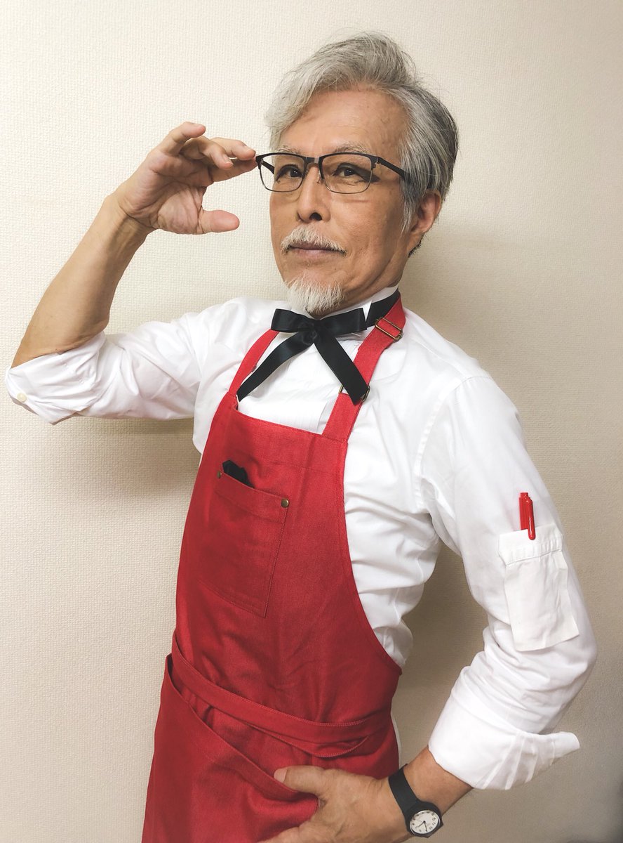 朝倉薫 恋愛シミュレーションで話題の方のカーネル サンダースのコスプレをしてみました 朝倉薫 恋愛シミュレーションで話題の方のカーネル サンダースのコスプレをしてみました