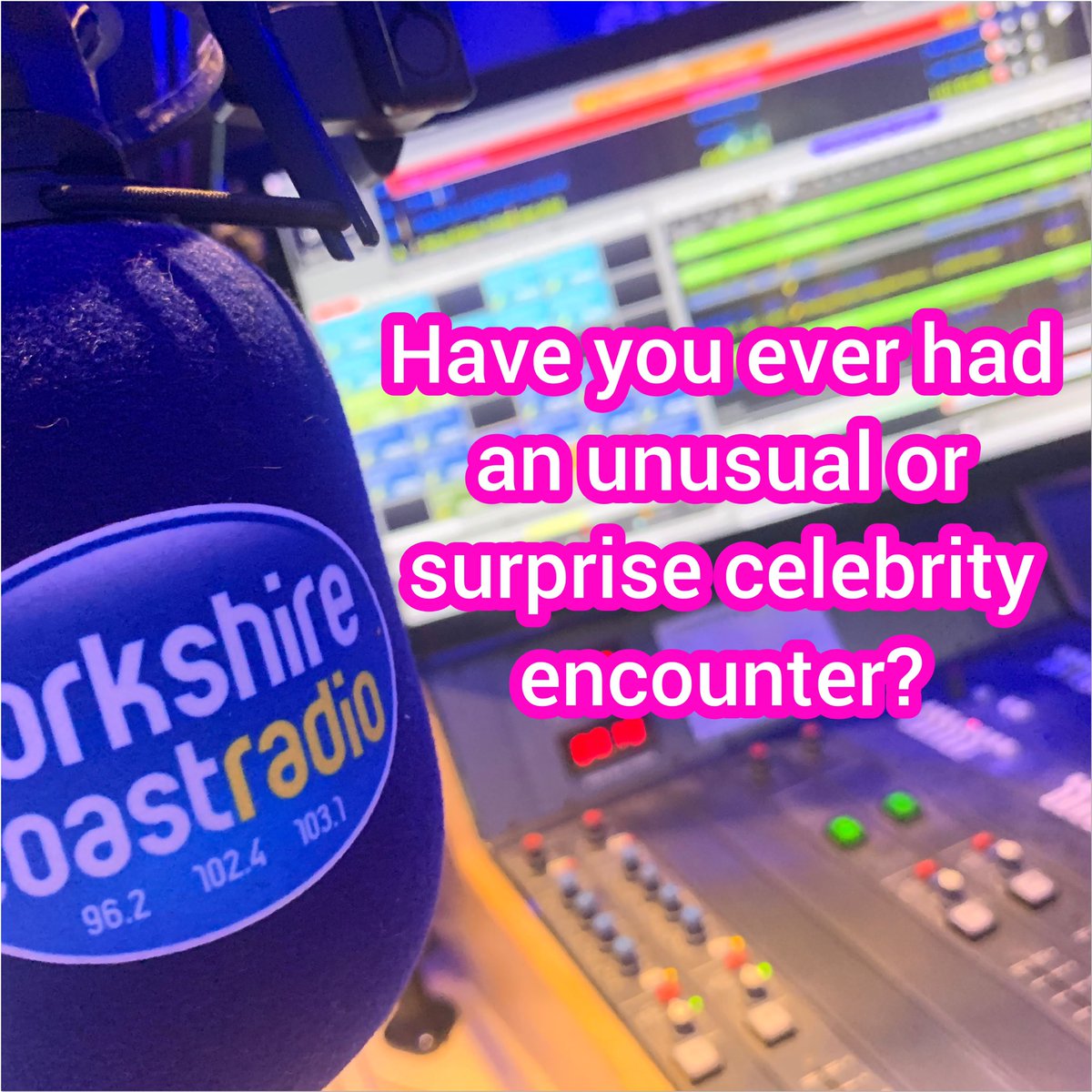 GHRYorksCoast's tweet photo. Ever had an unusual or surprise celebrity encounter? 
#PaddyInTheMorning https://t.co/UhCMnWba3f