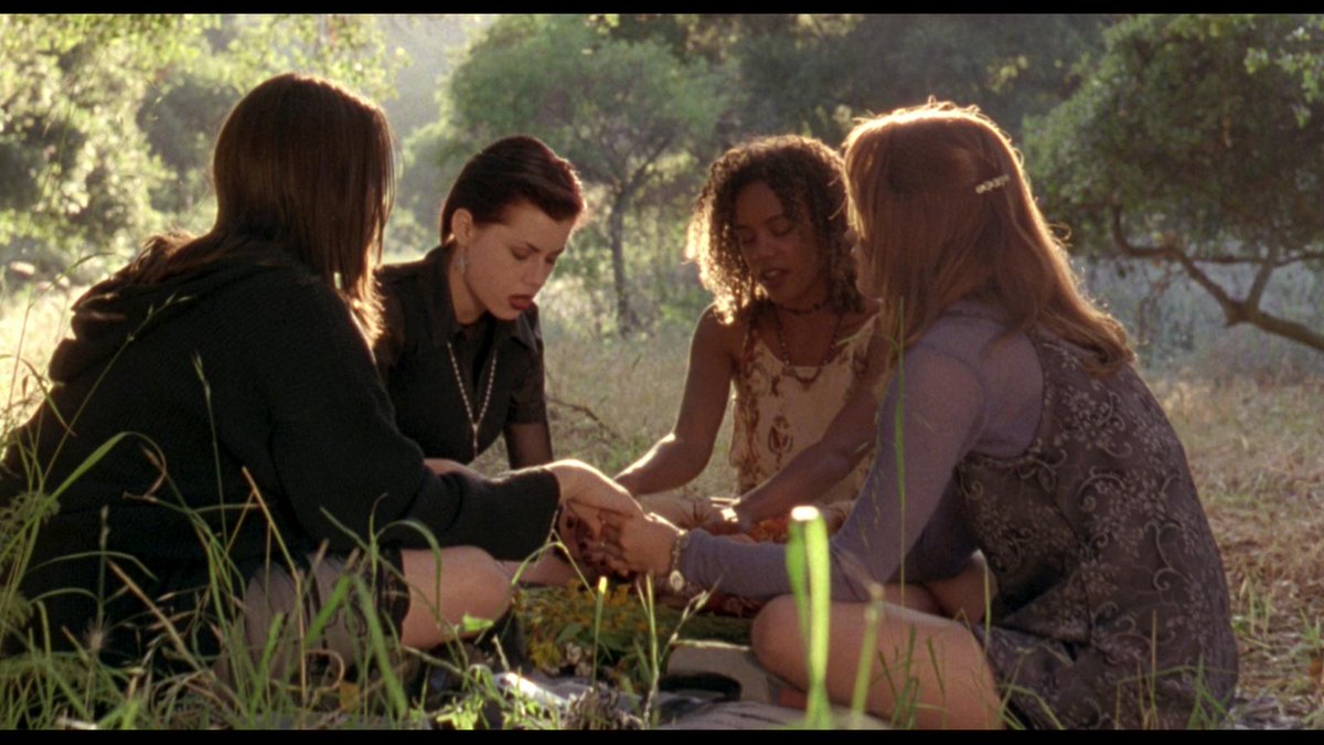 THE CRAFT (1996) dir. Andrew Flemingsupernatural // a new student at a catholic school quickly falls in with a group of teen witches, & the four harness their power to turn it on anyone who crosses them.