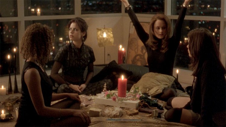 THE CRAFT (1996) dir. Andrew Flemingsupernatural // a new student at a catholic school quickly falls in with a group of teen witches, & the four harness their power to turn it on anyone who crosses them.