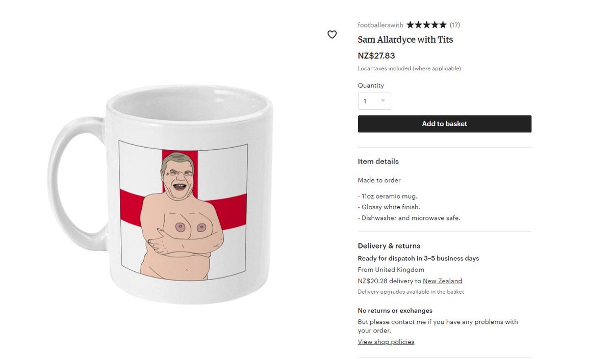 KiwiHammers's tweet photo. If anyones looking for a new mug for their cup of tea you can find this.  Other footballers with tits include @_DeclanRice  &amp; @Noble16Mark  too (sorry guys!)
 https://t.co/LKNzhOmey9 https://t.co/xPwlVR8yYl